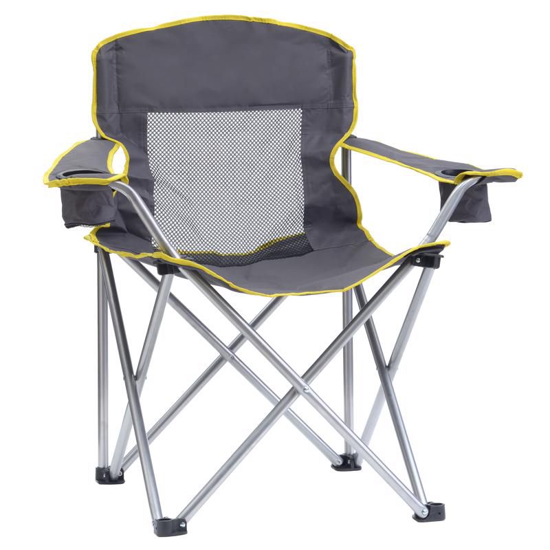 QuikShade Gray Big Gy Folding Quad Chair, 1 of 2