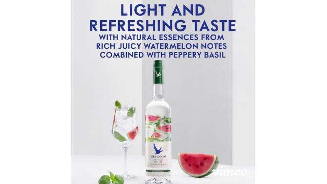 Grey Goose Essences Watermelon &#38; Basil Flavored Vodka - 750ml Bottle, 2 of 8, play video