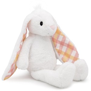 Plushible White Plaid Eared Bunny - 1 of 3