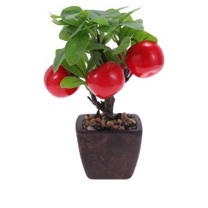 Unique Bargains Artificial Plants Plastic Orange 3.15"x3.15"x9.06" 1 Pcs - 1 of 4