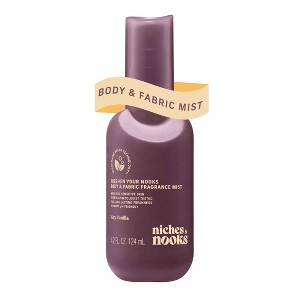 Niches & Nooks, Freshen Your Nooks Body & Fabric Fragrance Mist - Airy Vanilla - 4.2 fl oz - 1 of 4