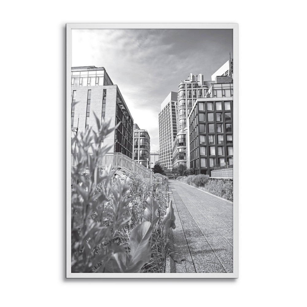 Photos - Photo Frame / Album Master & Co. 24"x36" Highline Picture Frame White: Modern Wall Decor, Horizontal/Vertical, Acrylic Glazing, Sawtooth Mount