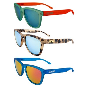 3 Pairs of Epoch Eyewear Vibe Sunglasses with Teal Mirror, Teal Mirror Lenses - 1 of 4