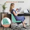 Grungis Office Chair with  with Wheels,Modern Fabric Armless Desk Chair for Adult,Student - 2 of 4