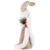 Northlight Santa Gnome Holding Pine Sprigs in Plush Winter Hat Christmas Figure - 19" - 3 of 4