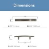 Admira Brushed Satin Nickel 3" 76MM Cabinet Pull - Set of 5 - 3 of 4