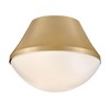 Lark Haddie 1 - Light Flush Mount in  Lacquered Brass - 4 of 4