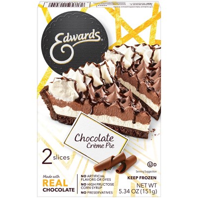 Edwards Frozen Chocolate Creme Pie Slices - 5.34oz/2ct