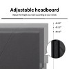 AndMakers Wood Frame Upholstered Platform Bed - 4 of 4