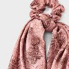 Paisley Print Scarf Tail Hair Twister - Universal Thread™ Red - 3 of 3