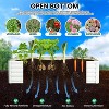 Galvanized Raised Garden Bed, Outdoor Large Planter Raised Beds Open Base with Safety Edge and Glove for Vegetables Flowers Ground Planter - 3 of 4