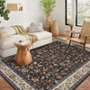 Area Rugs Floral Rug Non Slip Large Living Room Rug Washable Vintage Bohemian Soft Carpet for Bedroom Home Office - 3 of 4