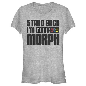 Juniors Womens Power Rangers Beast Morphers Stand Back T-Shirt - 1 of 3