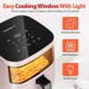 Beelicious 8-in-1 4QT Air Fryer, 450°F Compact Airfryer with Viewing Window, Shake Reminder, Flavor-Lock Tech, Dishwasher-Safe, for 1-3 People,Pink - 2 of 4