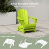 WestinTrends All-Weather Outdoor Patio Poly Adirondack Ottoman Footrest - 4 of 4