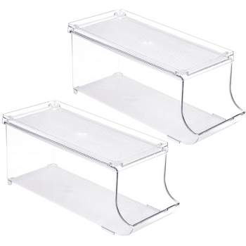 Sorbus Clear 10-Can Organizer with Lid (2 Pack)