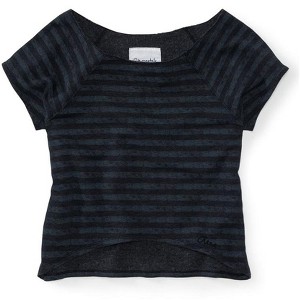 Aeropostale Womens Cropped Striped Crew Knit Sweater - 1 of 1