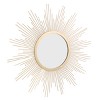 23" Metal Sunburst Wall Mirror Gold - Stonebriar Collection - image 2 of 4