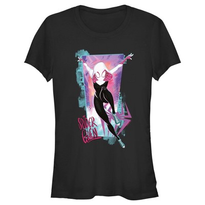 Juniors Womens Spider-man: Across The Spider-verse Spider Gwen Poster T ...