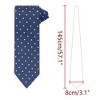 INSPIRE CHIC Men's Polka Dots Classic Pocket Square Tie Sets - 2 of 4