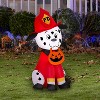 Gemmy Airblown Inflatable Firefighter Dog, 3.5 ft Tall, Multicolored - 2 of 4
