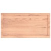 vidaXL Table Top Light Brown 39.4"x19.7"x(0.8"-2.4") Treated Solid Wood Oak - 4 of 4