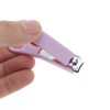 Unique Bargains Cartoon Radish Nail Clipper Purple 1 Pc - 2 of 4