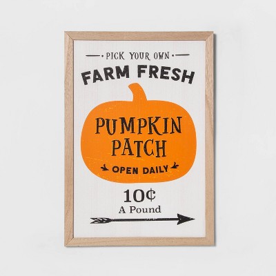 Wooden Pumpkin Patch Halloween Sign - Hyde & EEK! Boutique™