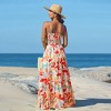 Women's Vibrant Floral Print Maxi Dress for Beach Getaways - Cupshe - 2 of 4