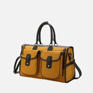 MKF Collection Genevieve Color Block Vegan Leather Women’s Duffle Bag by Mia K - 1 of 4