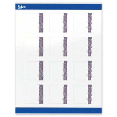 Avery Square Labels, Floral Design, 2" x 2", 120ct