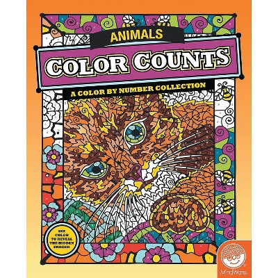 MindWare Color Counts: Animals - Coloring Books