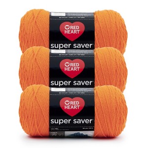 Red Heart Super Saver Yarn 24 Pack-Pumpkin - 1 of 3
