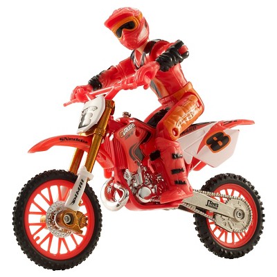 hot wheels dirt bike with rider