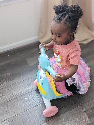 Skip Hop Kids' 3-in-1 Ride On Scooter And Wagon Toy - Unicorn : Target