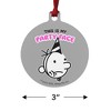 This is My Party Face Aluminum Holiday Christmas Tree Ornament  3.0" (7.6 cm) x 3.37" (8.6 cm) - 3 of 4
