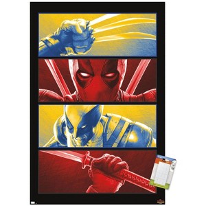 Trends International Marvel Deadpool & Wolverine - Panels Unframed Wall Poster Prints - 1 of 4