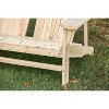 Wood Adirondack Love Seat - Patio Festival: Reclaimed Fir, Stainless Steel Hardware, UV & Water-Resistant - 3 of 4