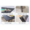 Kumasinova Luxury Sintered Stone Dining Table with Stainless Steel Legs,Scratch&Heat Resistant Tabletop Kitchen Table for 4-6 People - 4 of 4