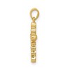 Black Bow Jewelry 14k Yellow or White Gold 1/10 Ctw Diamond Small Cross Pendant, 10x20mm - 2 of 4