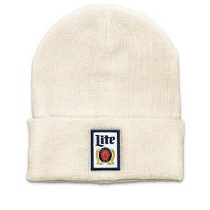 Tee Luv Miller Lite Logo Knit Hat Beanie - 1 of 3
