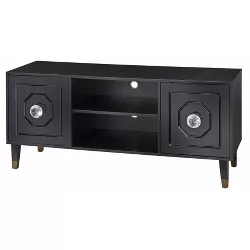 Jaslene TV Stand for TVs up to 60" Black - angelo:HOME