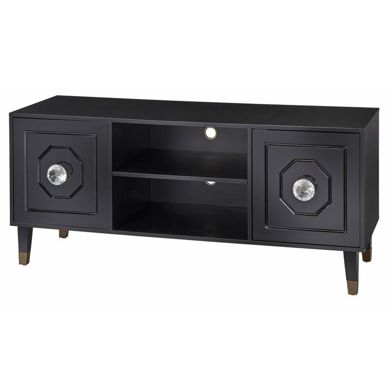 Jaslene TV Stand for TVs up to 60&#34; Black - angelo:HOME, 1 of 8