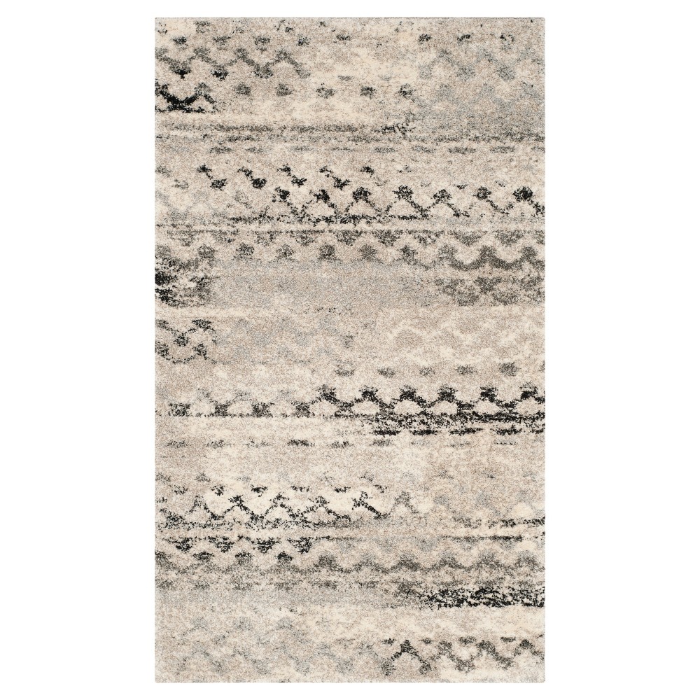 Marea Accent Rug - Cream / Gray ( 3'x5' ) - Safavieh