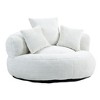 Maliang Lazy Sofa, Back Bean Bag Chair Couch With Three Pillows, Single Gaming Sofa Chair For Living Room, Bedroom - 2 of 4