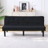 NicBex Convertible Folding Tufted Loveseat Sofa with Adjustable Backrest,Corduroy Armless Recliner Sofa Chair for Living Room,Bedroom - 3 of 4