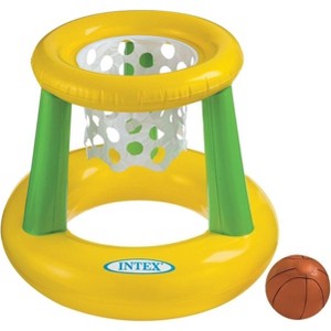 Intex 58504EP Floating Hoops Basketball Game Multi-Color, Great Summer Pool Game - 1 of 2