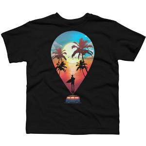 Boy's Design By Humans Summer Vibes By clingcling T-Shirt - 1 of 4
