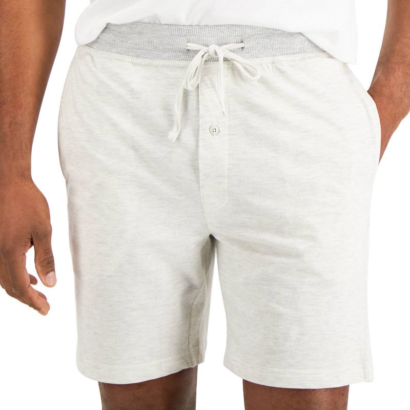 Hanes Premium Men's 9" French Terry Pajama Shorts 2pk, 3 of 7