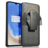 Nakedcellphone Case with Stand and Belt Clip Holster for OnePlus 7T - Black - 3 of 4